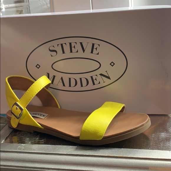 cute yellow sandals